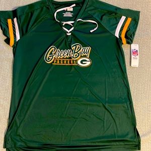 GreenBay Packers womens all polyester shirt.  XL.